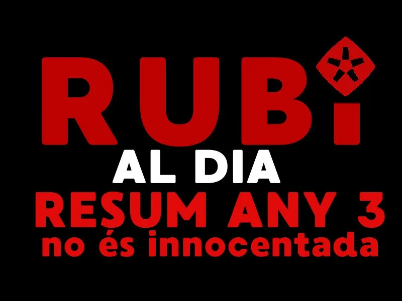 RUBÍ AL DIA divendres 28 DESEMBRE 2018