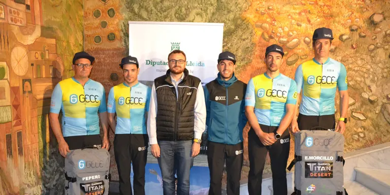 Presentat l’equip pirinenc GECE Team que participarà en la cursa de BTT Titan Desert 2019
