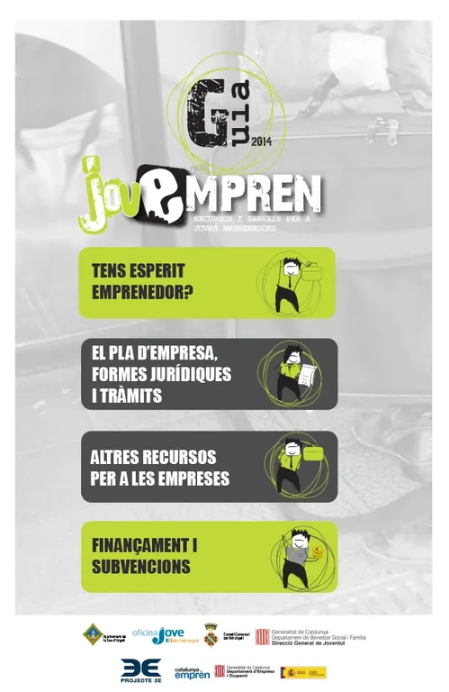 Editada la nova guia JovEmprèn 2014
