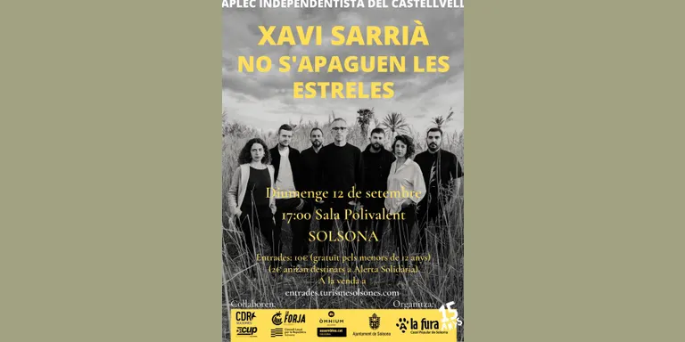 La Fura porta l'espectacle de Xavi Sarrià "No s'apaguen les estreles" per l'Aplec Independentista del Castellvell