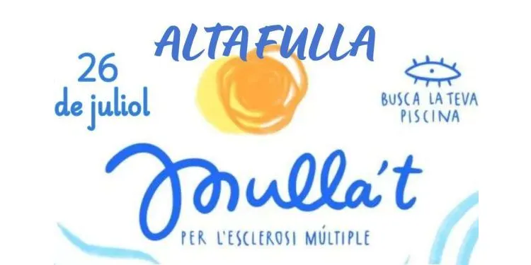 Aquest diumenge toca matinal de piscina a Altafulla en solidaritat amb els afectats per Esclerosi Múltiple