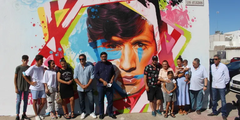 Los secretos de la creación del grafiti de Bambino, en COPE Utrera (98.1 FM)