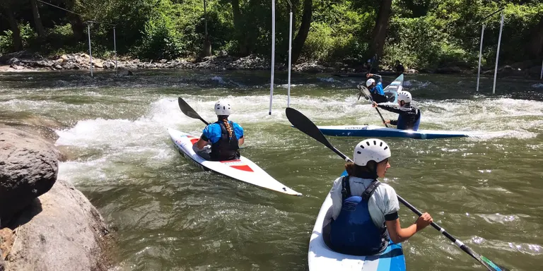 Sort acull el campionat estatal de canoa eslàlom