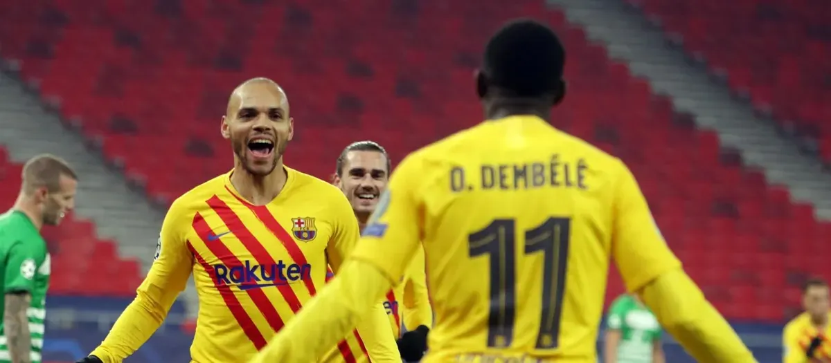 El Barça golejava al Ferencváros (0-3)