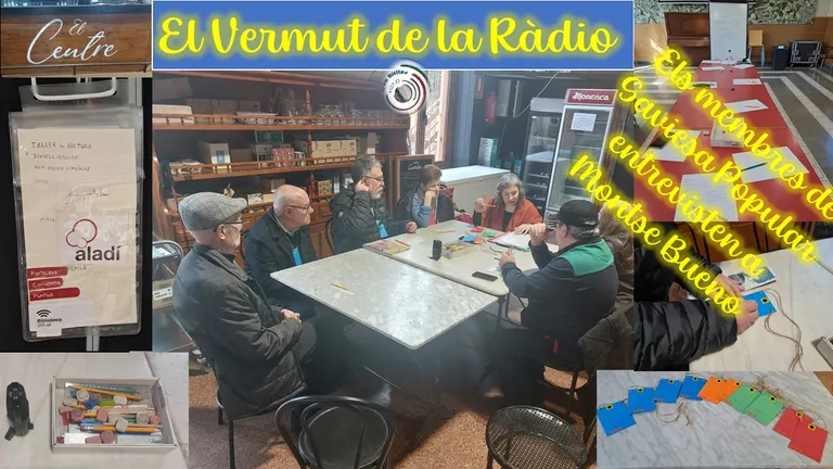“El vermut de la ràdio” dels nostres amics de SAVIESA POPULAR, entrevistant a la Montse Bueno.