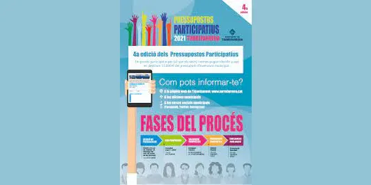 S'obre el període de votació dels Pressupostos Participatius 2021 de Torrefarrera