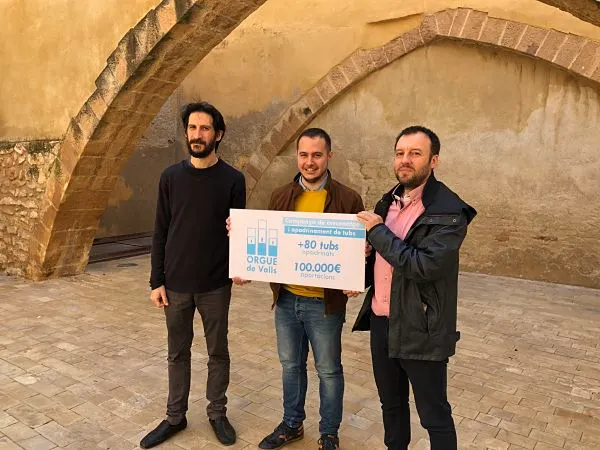 El projecte de recuperació de l’orgue de Valls supera el llindar dels 100.000€ en aportacions i suma més de 80 tubs apadrinats