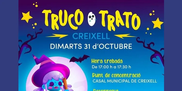 Creixell prepara una nova edició del 'TrucoTrato' per celebrar Halloween el 31 d'octubre