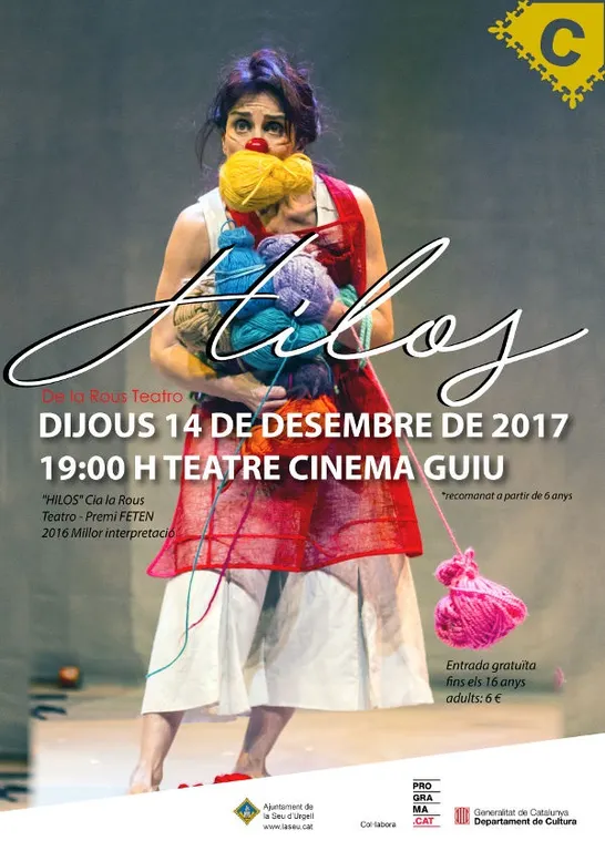 'Hilos', teatre familiar a la Seu d'Urgell amb La Rous Teatro