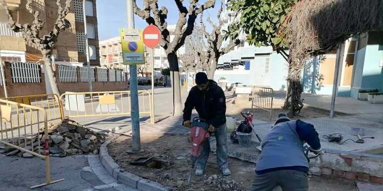Comencen les obres d'adequació del carrer Montbrió