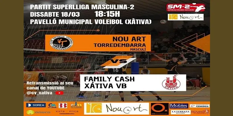El CEVOL Torredembarra afronta a la pista del Xàtiva VB la primera ‘final’ per la permanència