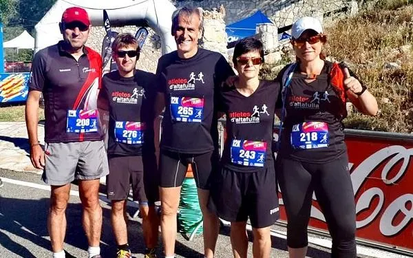 Foto: Atletes d'Altafulla