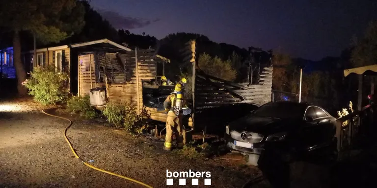 Mor una nena de 8 anys en l'incendi d'un bungalou en un càmping de Montblanc