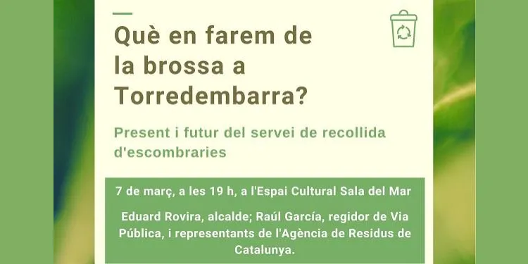Torredembarra explica el funcionament del servei de recollida de brossa a la vila