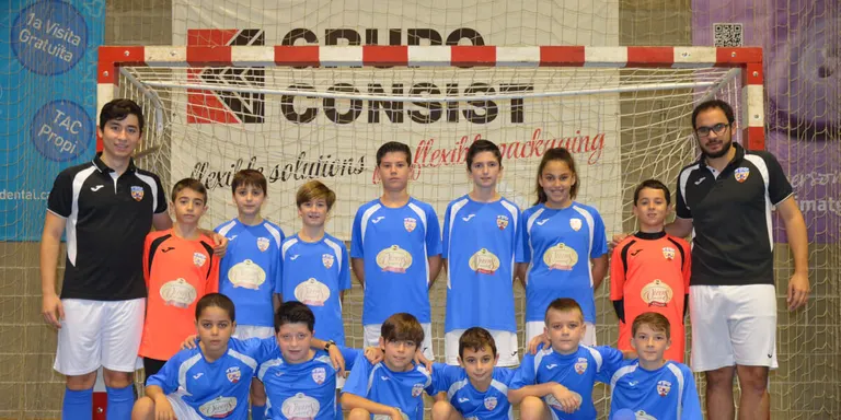 Els alevins A del CFS, líders al final de la primera volta