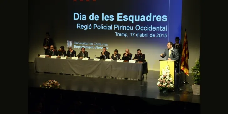 Ramon Espadaler mostra la Regió Policial Pirineu Occidental com la més segura de Catalunya