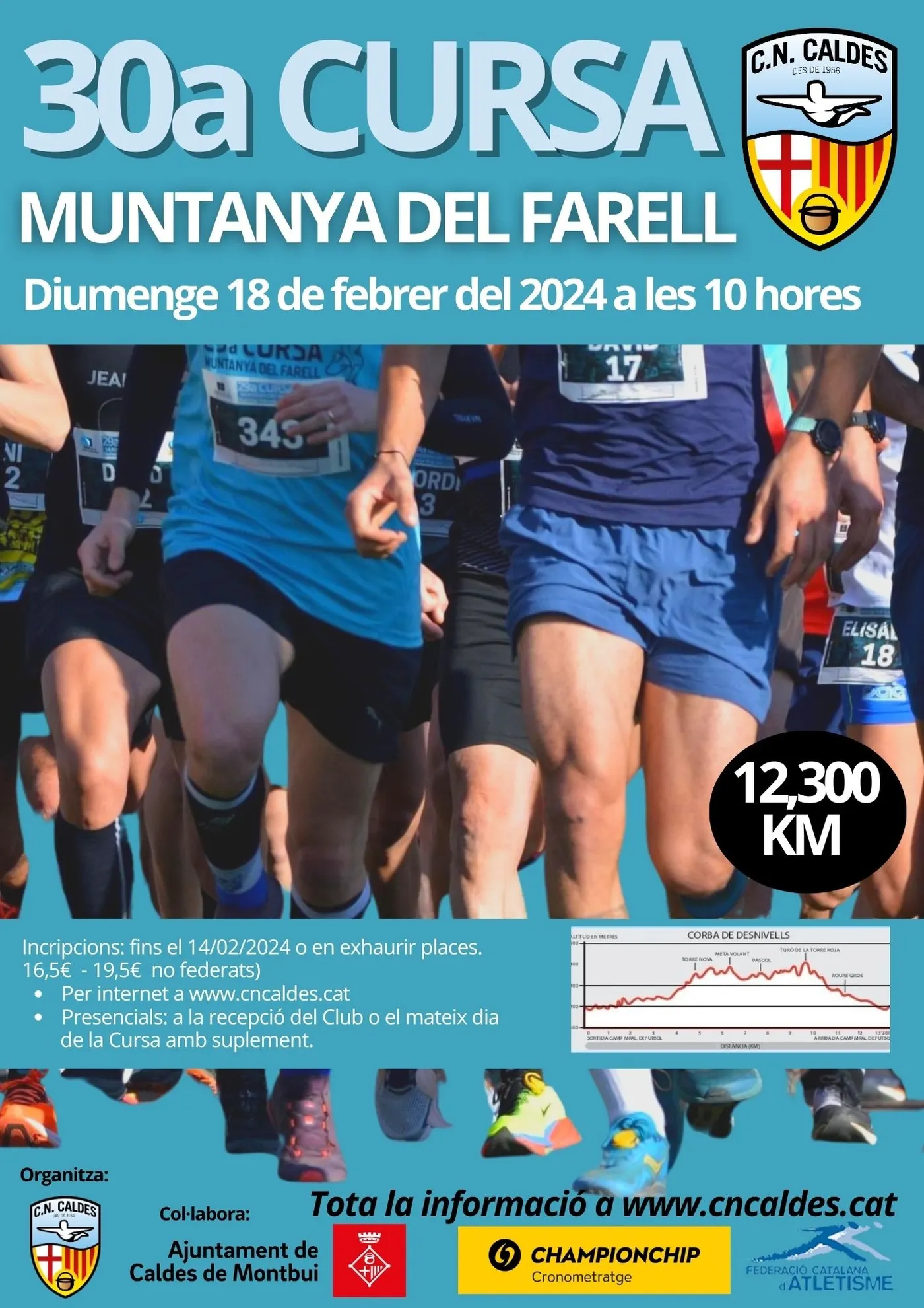 La Cursa del Farell celebra la seva 30a edició