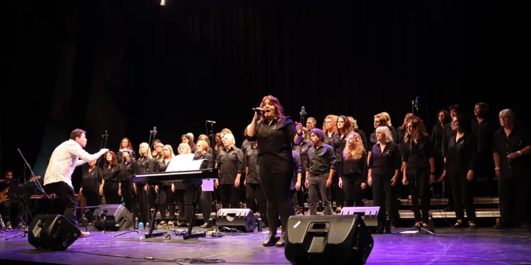 Repertori nou amb coreografia al concert del 9è aniversari de Fildegospel
