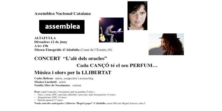 La música, la interpretació i els aromes es mesclen en una proposta singular aquest divendres al Museu Etnogràfic d’Altafulla