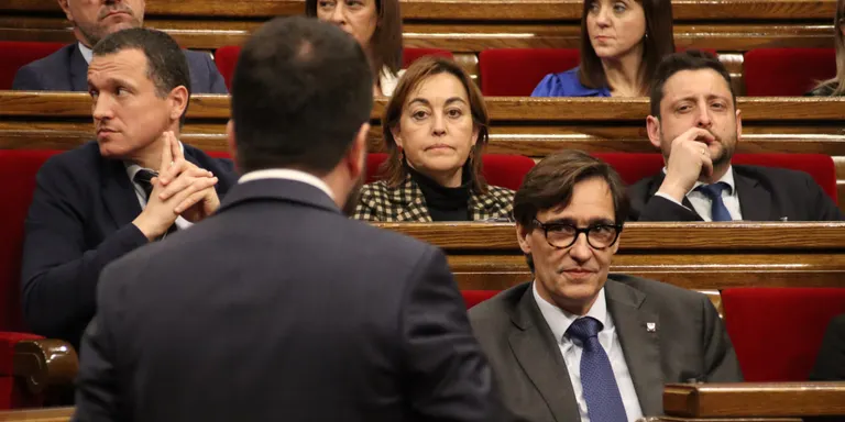 PSC i comuns pressionen Aragonès perquè "executi el 100%" del pressupost i "segueixi el full de ruta" que li marca