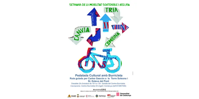 Pedalada cultural amb burricleta fins a la Torre Solsona i a Sant Esteve del Pont