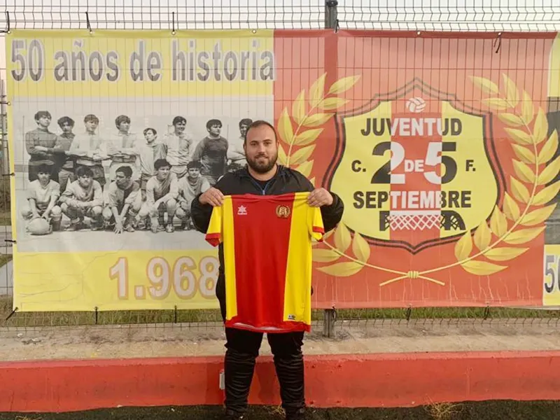 Alejandro García treballa des de dimarts com a primer entrenador del Veinti / Foto: A.G.