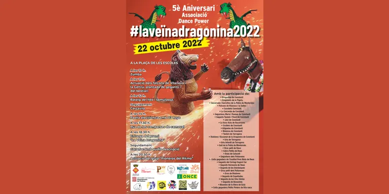 La jornada “La Veïna Dragonina” portarà a Constantí una gran festa de la cultura popular