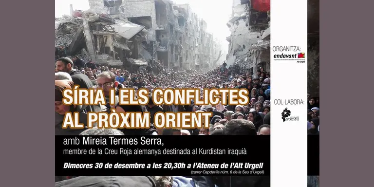 Xerrada a la Seu sobre Síria i els conflictes al Pròxim Orient