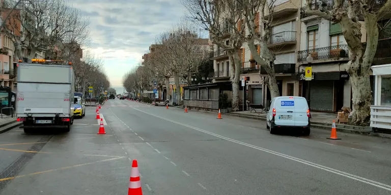 Arrenca la darrera fase de reordenació de l’aparcament de la Riera