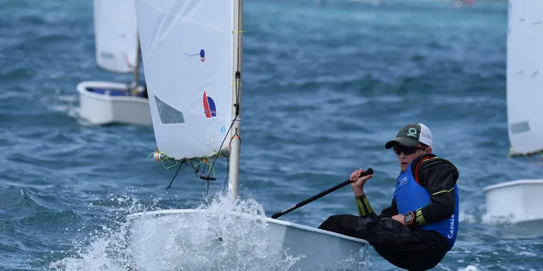 Joan Domingo, del Club Nàutic Cambrils, subcampió d’Espanya Absolut d’Optimist