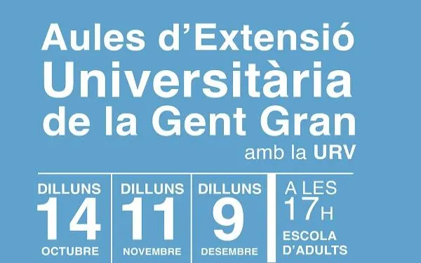 Roda de Berà prepara la primera edició de les Aules d'Extensió Universitària de la Gent Gran amb la URV