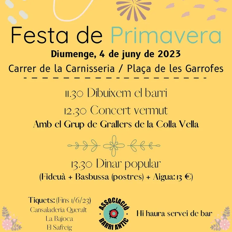 El Barri Antic es prepara per la Festa de Primavera