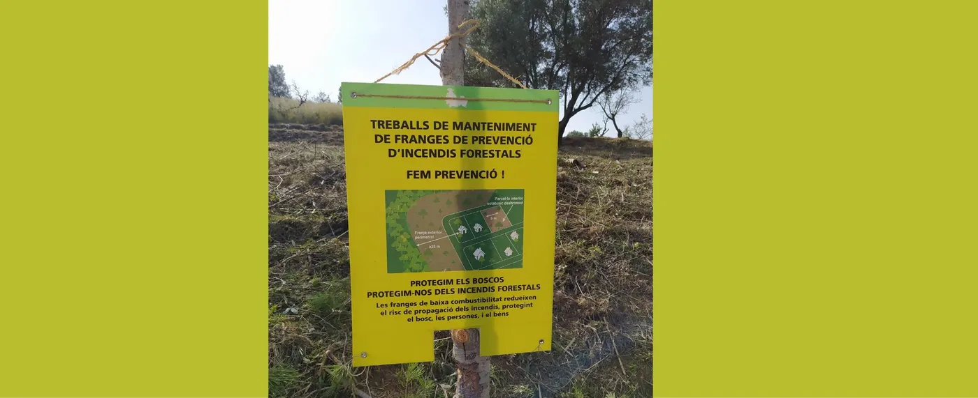 Sant Just preveu iniciar el 16 d’octubre el manteniment de la franja de prevenció d’incendis forestals