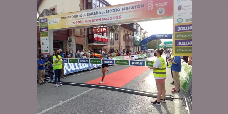 Merzougui es proclama campió estatal de mitjà marató