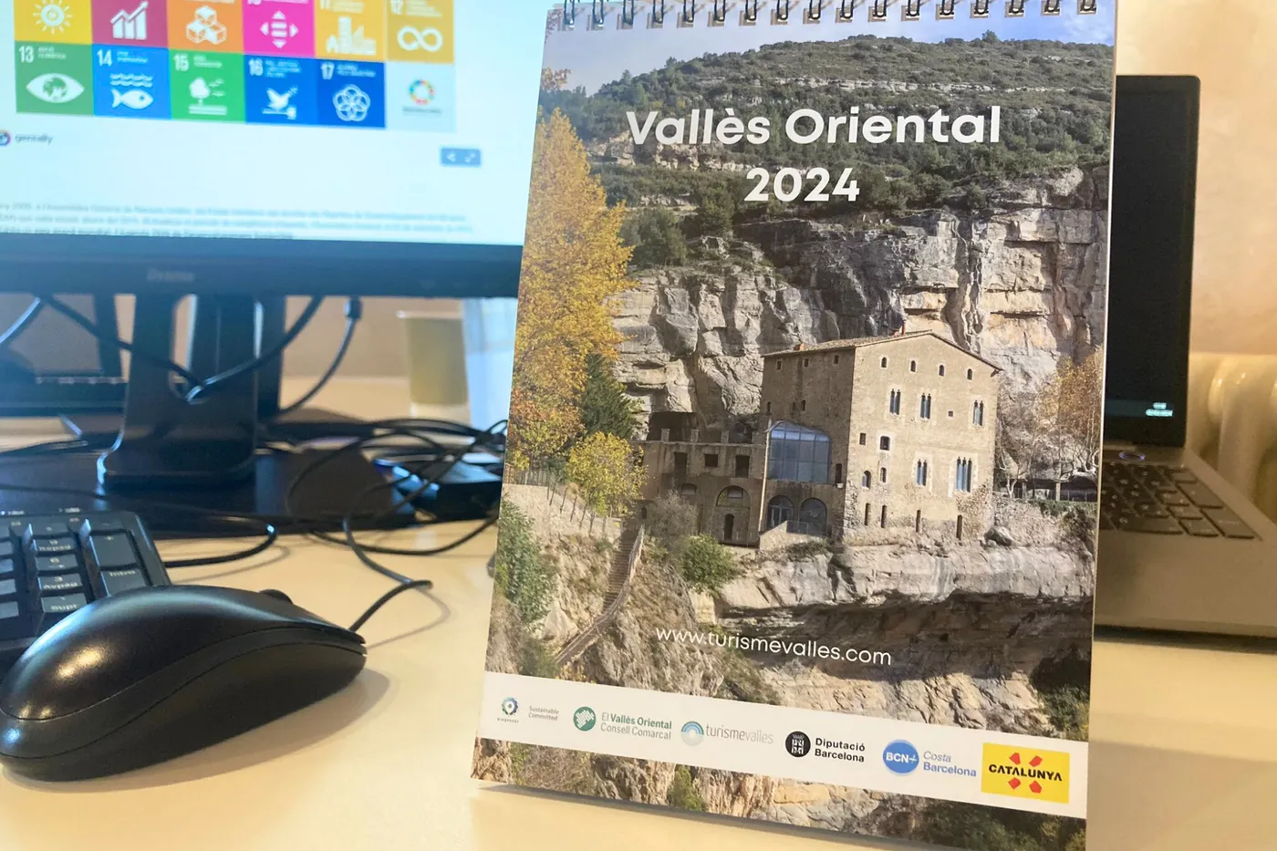 Els Banys Termals de Caldes són la imatge del mes de febrer del Calendari Turístic del Vallès Oriental