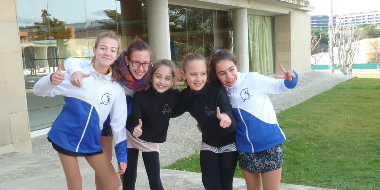 Aina Rubio i Paula Moliné entrenen al CAR de Sant Cugat