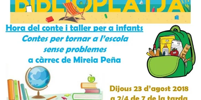 L’hora del conte ens ofereix avui ‘Contes per tornar a l’escola sense problemes’