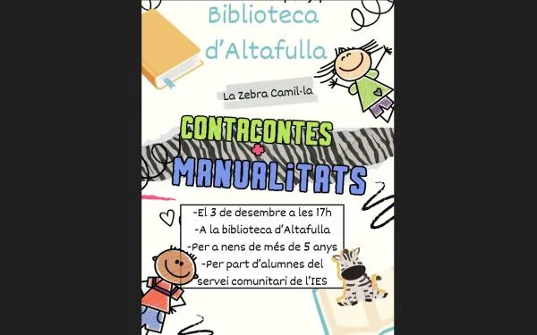 Els alumnes de l’Institut expliquen contes a la Biblioteca aquest dimecres
