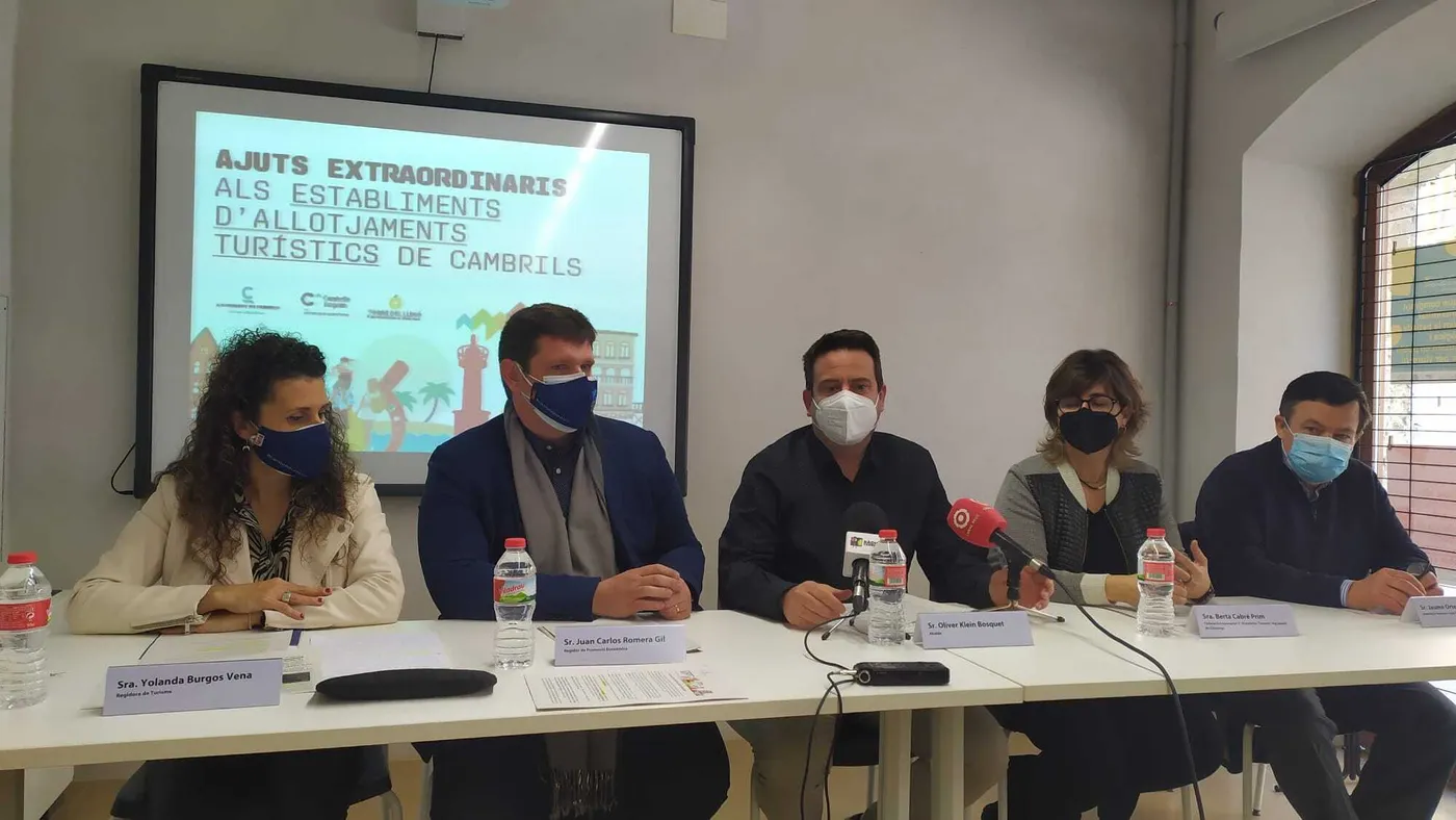 L’Ajuntament de Cambrils lliura prop de 175.000 euros al sector turístic en forma d’ajuts