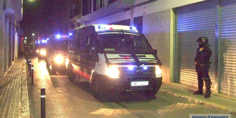 Els Mossos d’Esquadra blinden el barri de Cerdanyola de Mataró