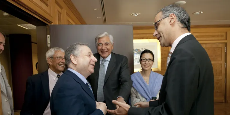 El president de la FIA, Jean Todt, visita Andorra