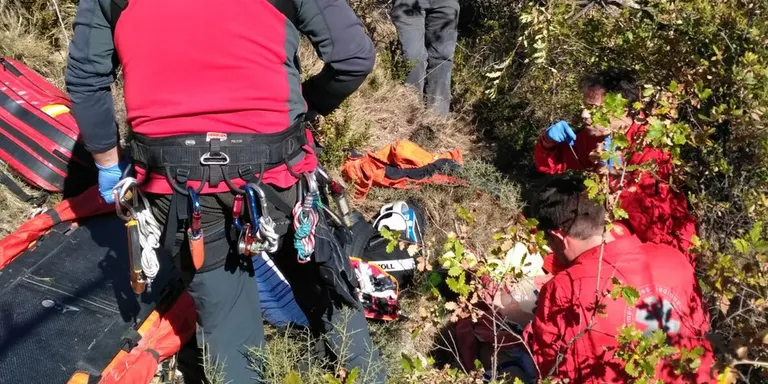 Rescaten un caçador de 80 anys ferit a Baix Pallars