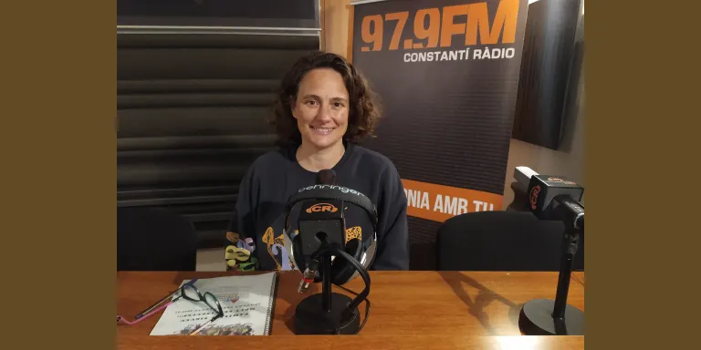 La directora de la llar d’infants, Llúcia Solé, tanca el cicle de conferències de les Aules de la Gent Gran dedicat al talent local