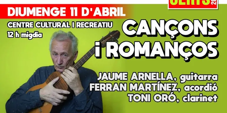 Jaume Arnella, Premi Enderrock a la Trajectòria, actua aquest diumenge a Pineda