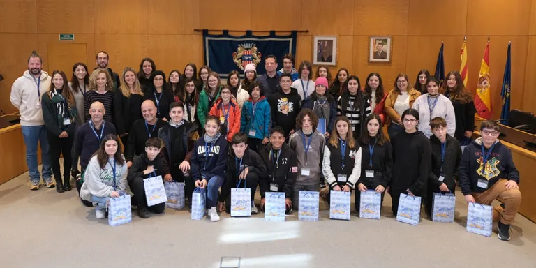 L’escola Joan Ardèvol acull un grup d’estudiants portuguesos en el marc del programa Erasmus+