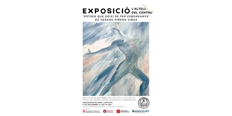 L’artista molletà Gerard Piñero exposarà pintures abstractes a l’altell de l’ateneu Centre