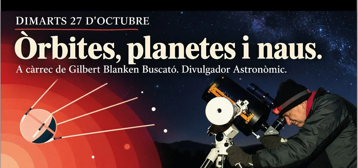 Òrbites, planetes i naus, nova conferència del cicle de Mare Nostrum a Pineda