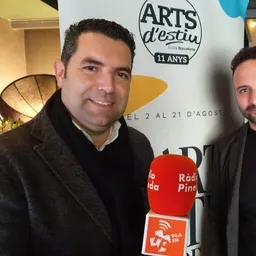Arts d'estiu 2022: Xevi Gómez director del festival i Xavier Amor alcalde de Pineda - episode art