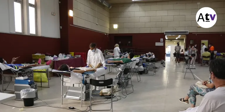 Gairebé un centenar de donacions en la darrera jornada de donació de sang