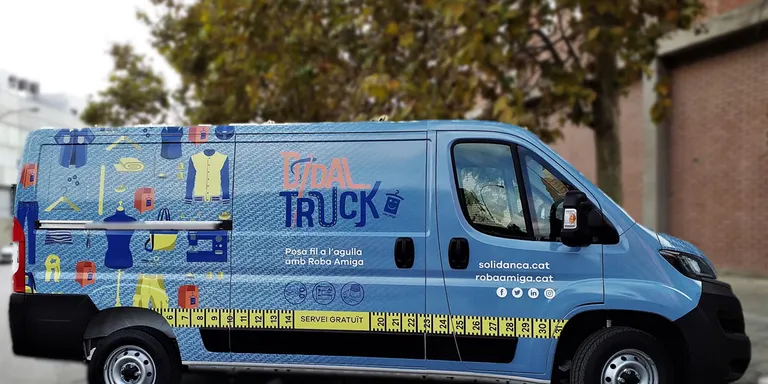 La Didaltruck arriba a Vilassar de Mar el 5 de maig